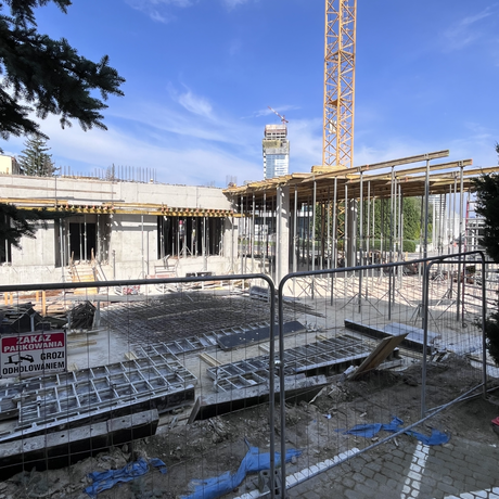 Budowa Capital Towers Residence przy skrzyżowaniu ulic Lenartowicza i Podpromie [SIERPIEŃ 2023] - fot 10